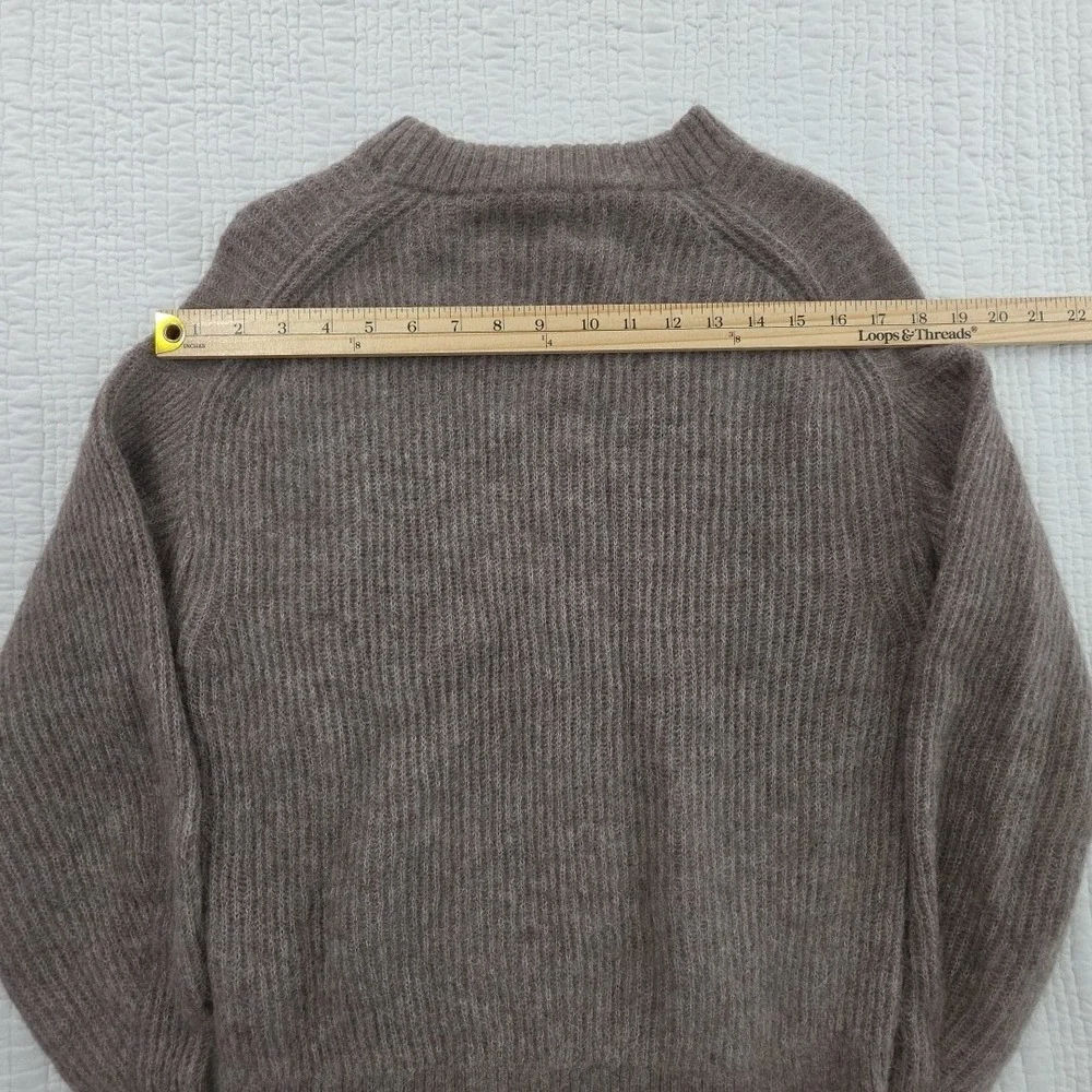 Everlane Alpaca Cocoon Crew Sweater Womens S Gray NWOT Oversized Wool Blend